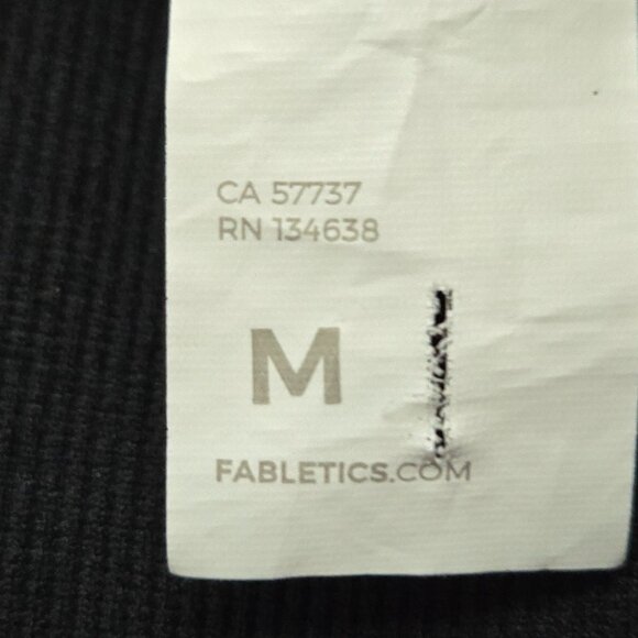 Fabletics Sync Seamless High-Waisted 7/8 Legging Women's Black Gym Workout M - Picture 6 of 7